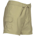 Women's Cargo Board Short - Khaki Beige